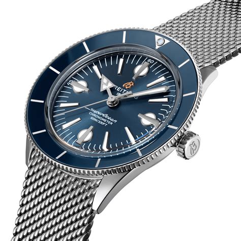 breitling superocean 57 blue